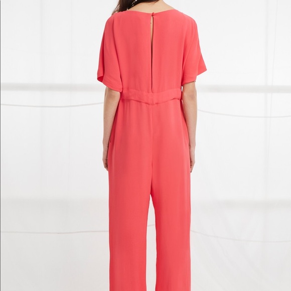 French Connection Crepe Long Jumpsuit Size 8 - Picture 3 of 3